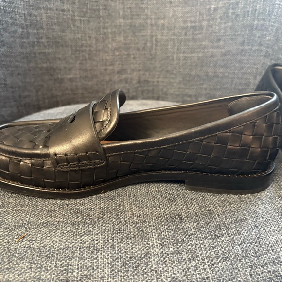 Loeffler Randall Black Woven Loafers - Picture 6 of 11